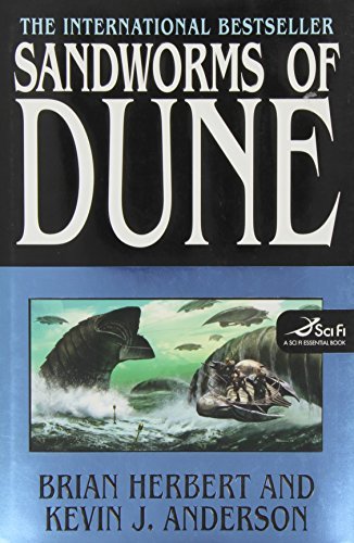 Cover image for Sandworms of Dune by Brian Herbert & Kevin J. Anderson.