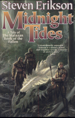 Cover image for Midnight Tides by Steven Erikson.