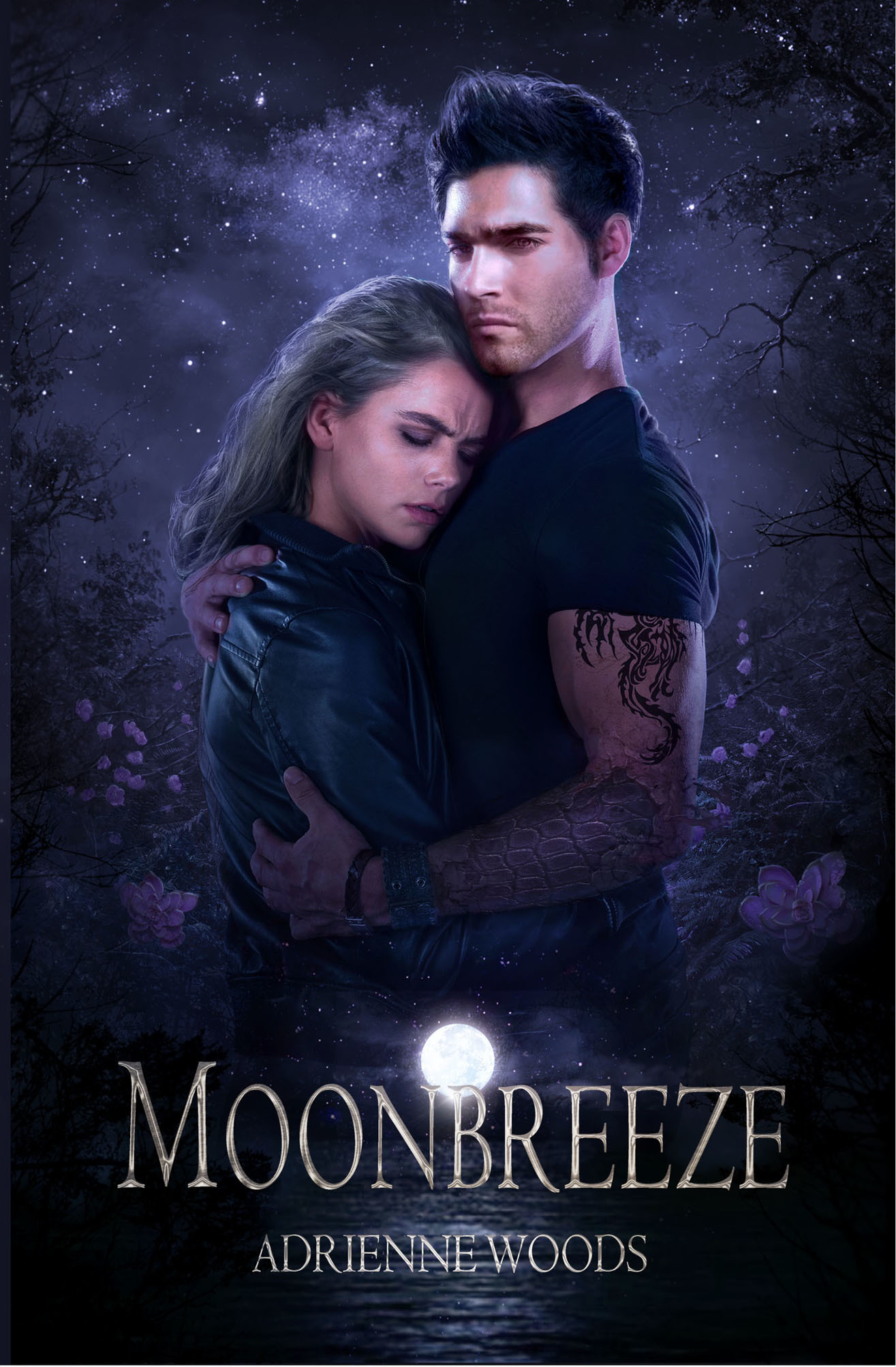 Cover image for Moonbreeze by Adrienne Woods.