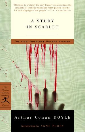 Cover image for A Study in Scarlet by Sir Arthur Conan Doyle.