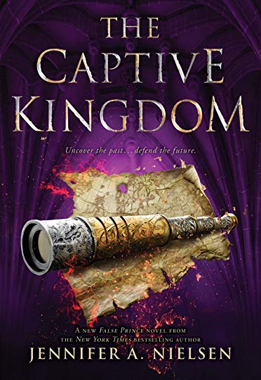 Cover image for The Captive Kingdom (The Ascendance Series, Book 4) by Jennifer A. Nielsen.