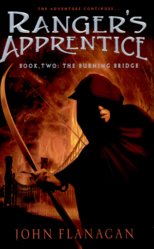 Cover image for The Burning Bridge by John Anthony Flanagan.