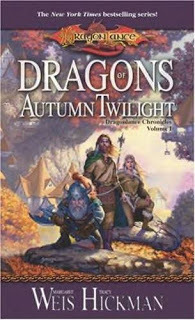 Cover image for Dragons of Autumn Twilight by Margaret Weis & Tracy Hickman.