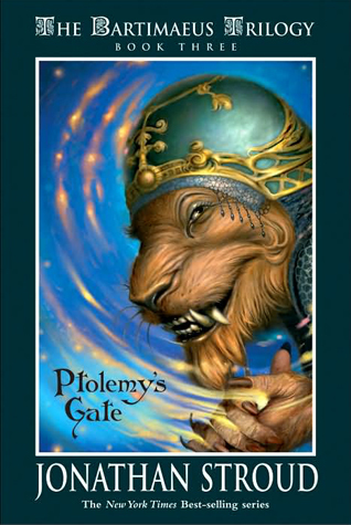 Cover image for Ptolemy's Gate: A Bartimaeus Novel by Jonathan Stroud.