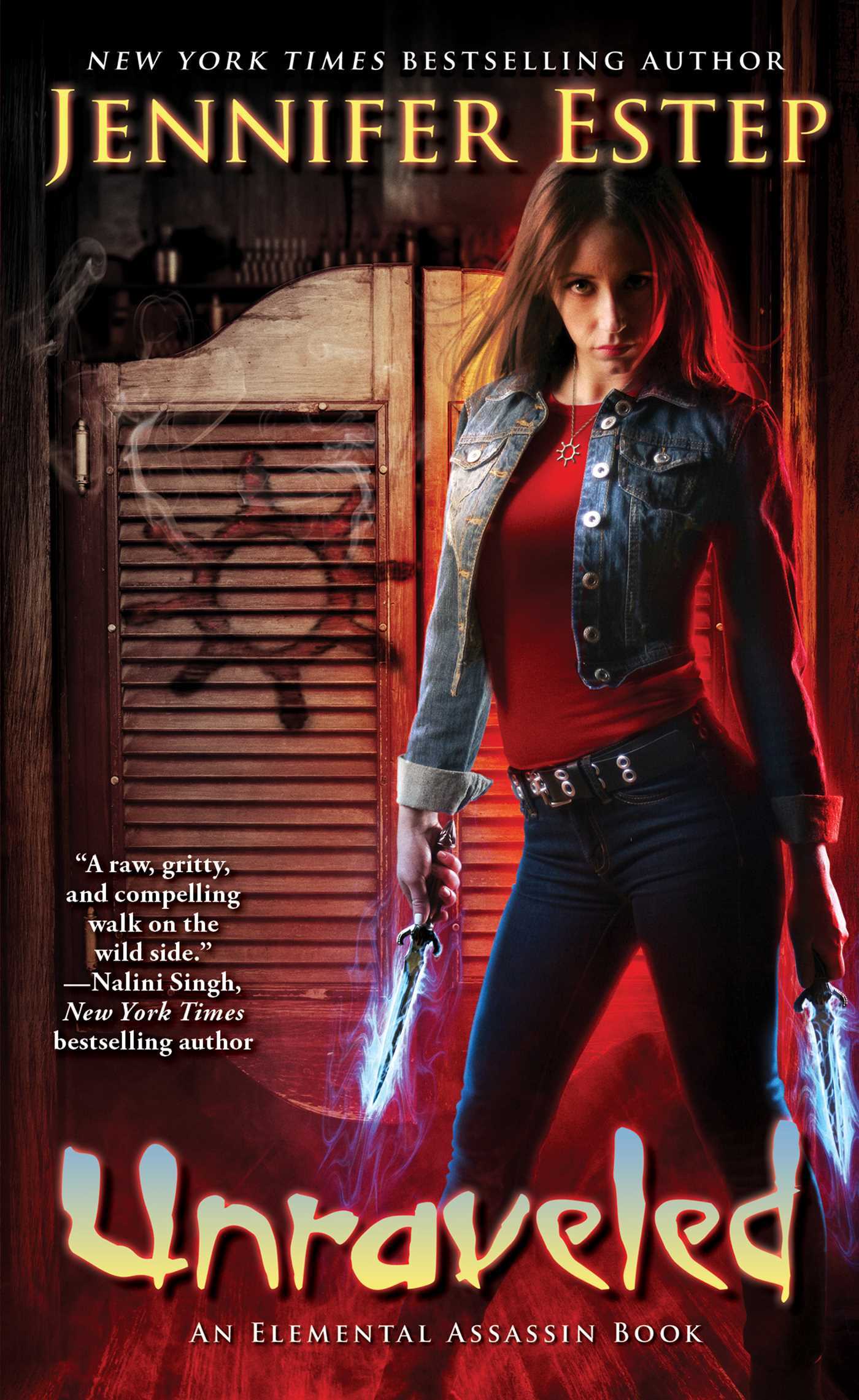 Cover image for Unraveled by Jennifer Estep.