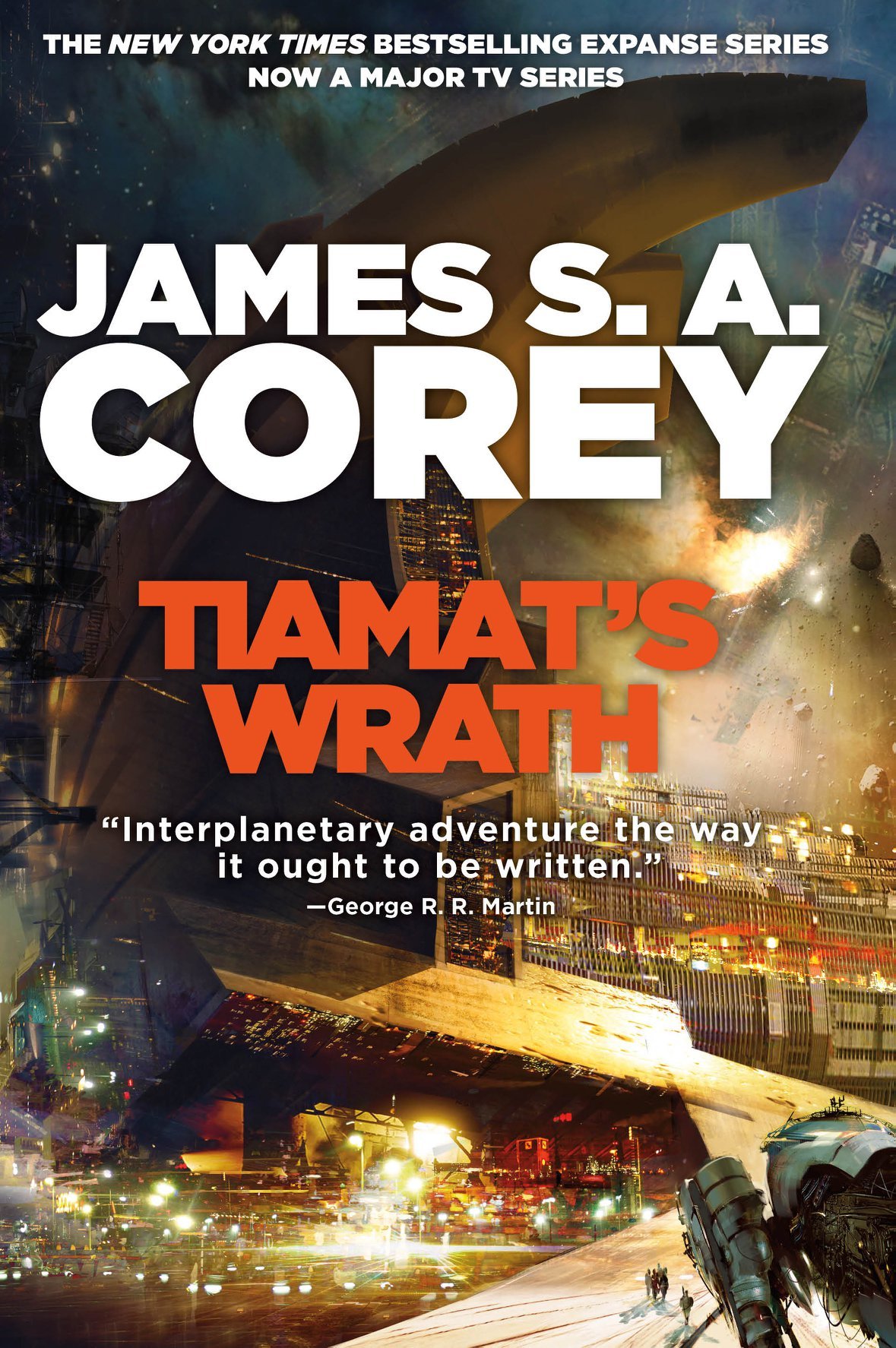 Cover image for Tiamat's Wrath by James S. A. Corey.