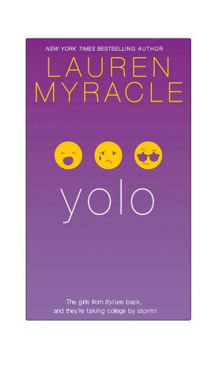 Cover image for yolo by Lauren Myracle.