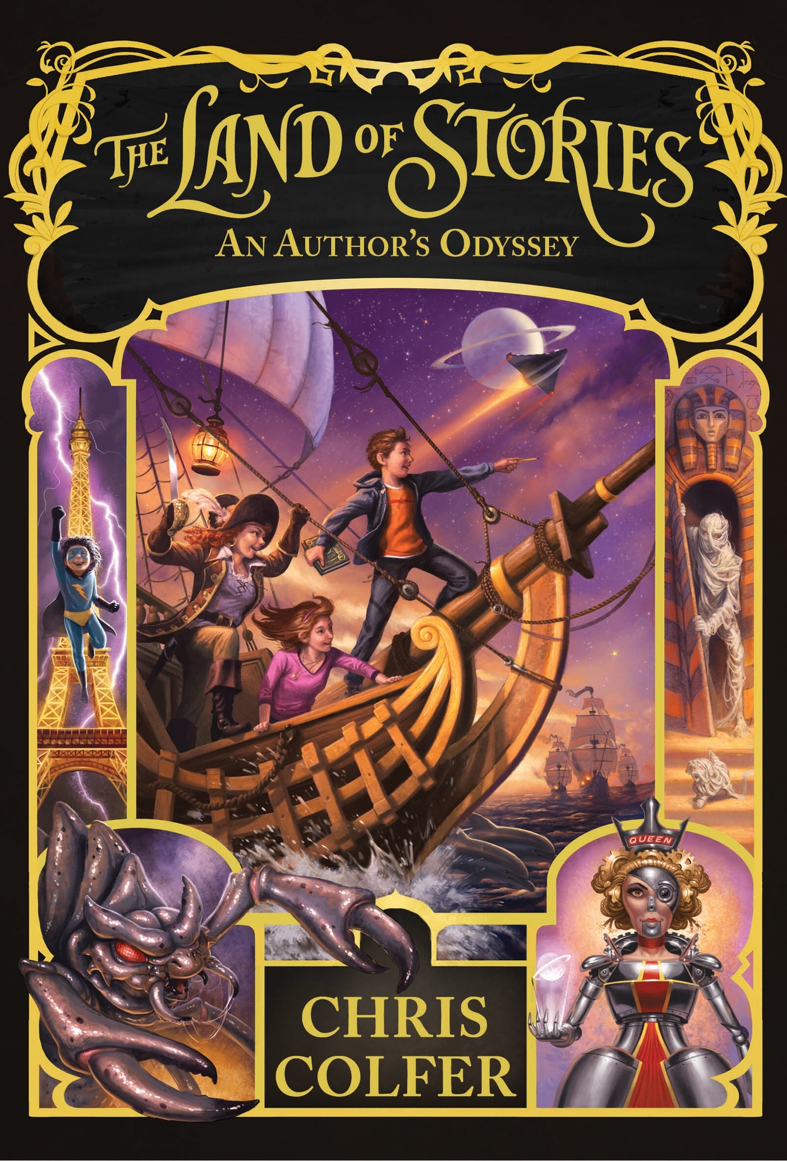 Cover image for The Land of Stories: An Author's Odyssey by Chris Colfer.