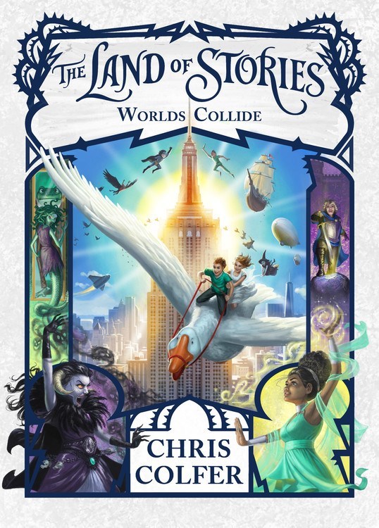 Cover image for The Land of Stories: Worlds Collide by Chris Colfer.