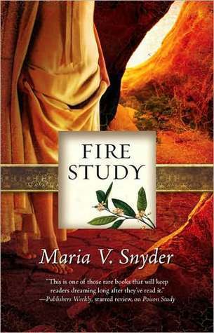 Cover image for Fire Study by Maria V. Snyder.