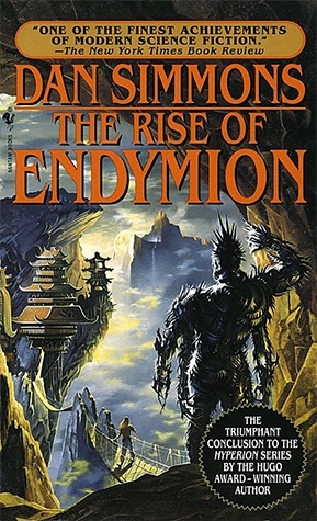 Cover image for The Rise of Endymion by Dan Simmons.