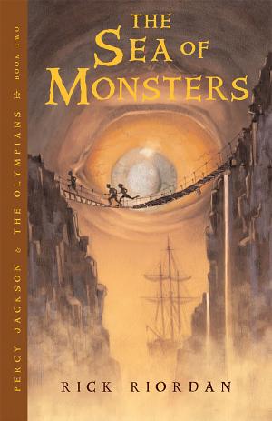 Cover image for The Sea of Monsters by Rick Riordan.