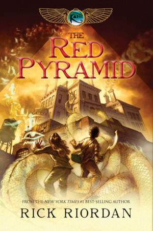 Cover image for The Red Pyramid by Rick Riordan.