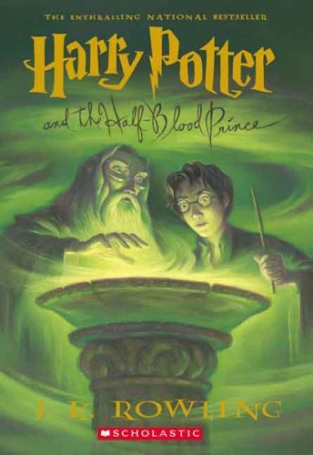 Cover image for Harry Potter and the Half-Blood Prince by J.K. Rowling.