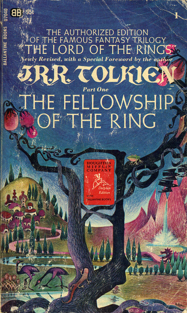 Cover image for The Fellowship of the Ring by J.R.R. Tolkien.