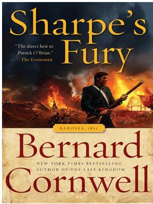 Cover image for Sharpe's Fury by Bernard Cornwell.