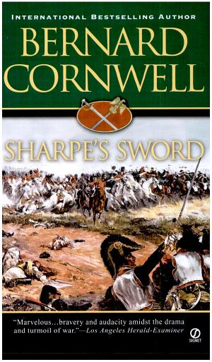 Cover image for Sharpe's Sword by Bernard Cornwell.