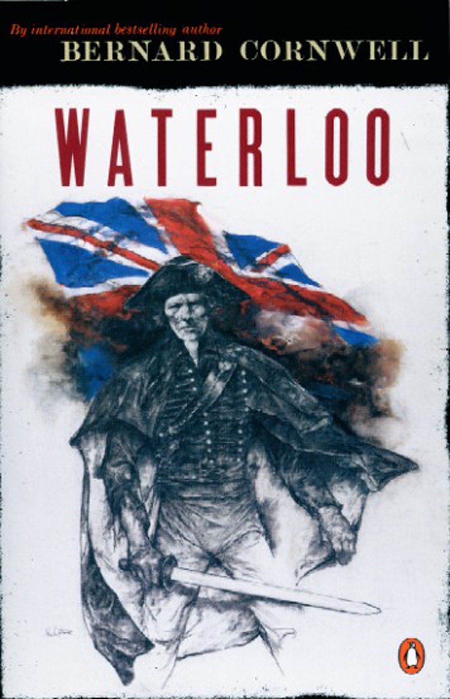 Cover image for Sharpe's Waterloo by Bernard Cornwell.