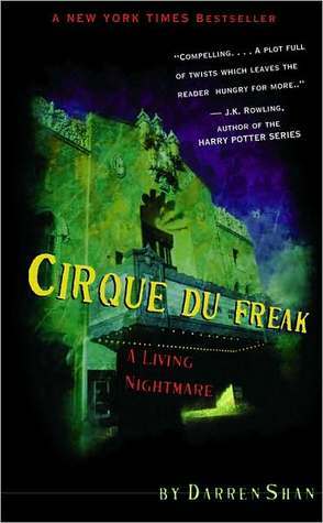 Cover image for Cirque Du Freak #1: A Living Nightmare by Darren Shan.