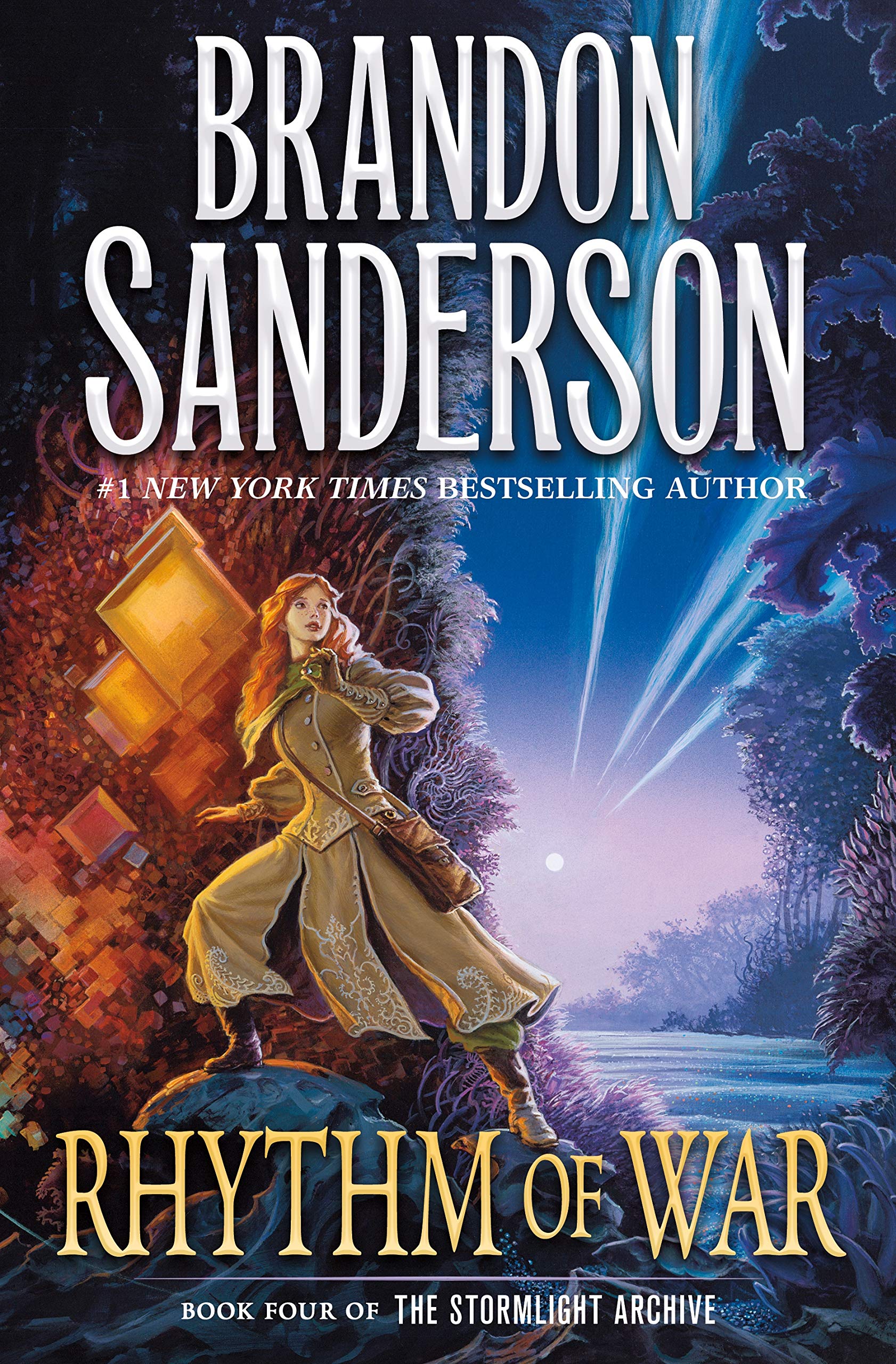 Cover image for Rhythm of War by Brandon Sanderson.